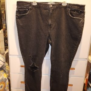 Women's Abercrombie and Fitch black skinny high rise 36/22